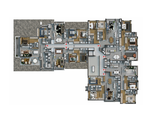 Plantas 2º Pavimento e Subtelhado 1